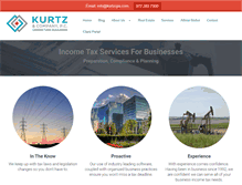 Tablet Screenshot of kurtzcpa.com